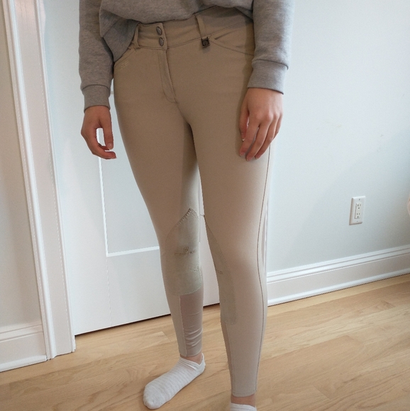 Romfh Pants - ROMFH Women's Horseback Riding Jodhpurs Beige 26F, Free Shipping